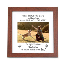 Amazon hot selling Dog Memorial Picture Frame for Pet Loss of Gift  Dog or Cat with Sympathy Pet Tribute Keepsake